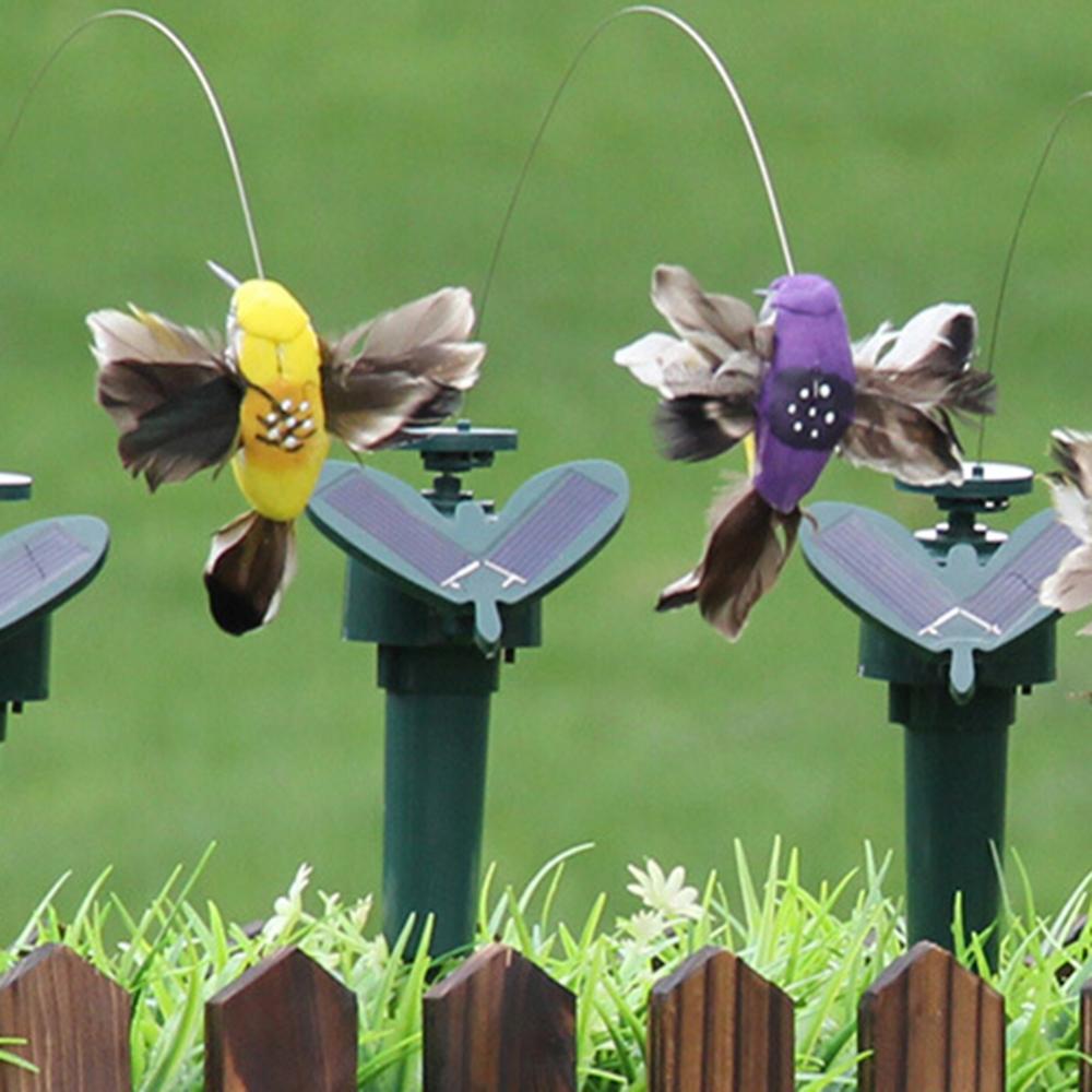 Outdoor Power Stake - Ala de pluma de colibrí volador
