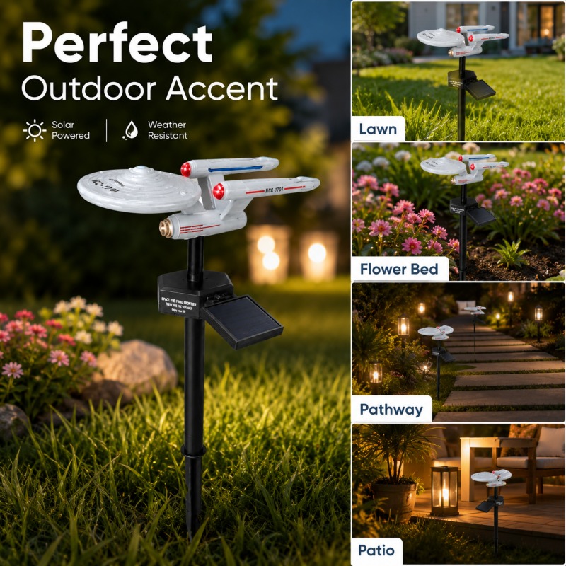 Outdoor Power Stake - Lámpara Solar para Jardín con Forma
