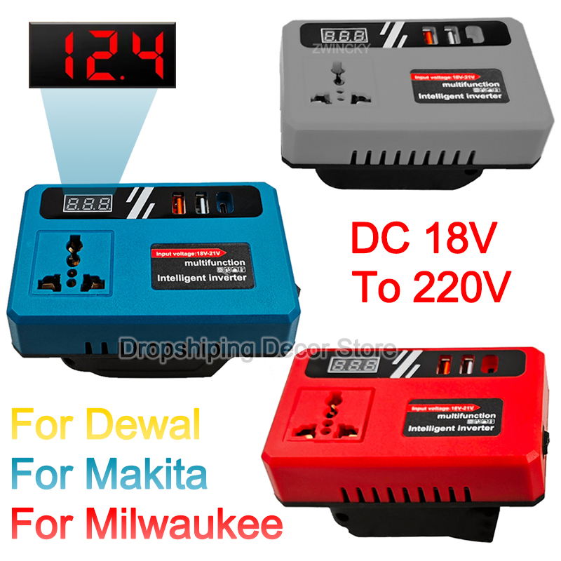 Outdoor Power Wash - Inversor de Corriente DC 18V a