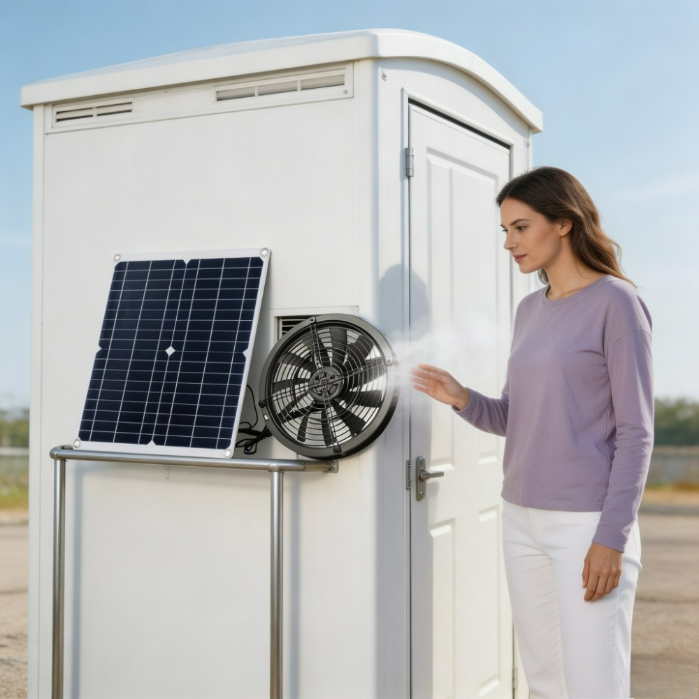 Outdoor Power Vent - Kit de Ventilación Solar de 15W