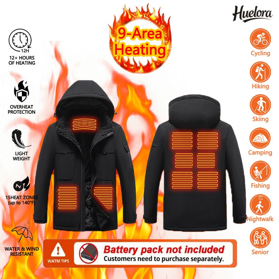 Outdoor Power Not Working - Huelora Chaqueta calefactora de 9 áreas