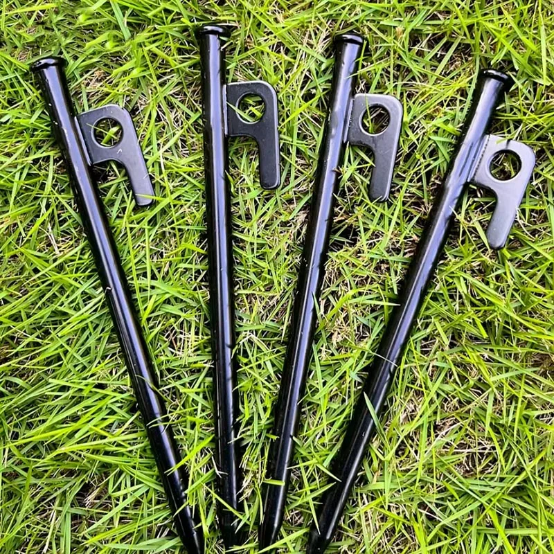 Outdoor Power Stake - 4 piezas de estacas de acero