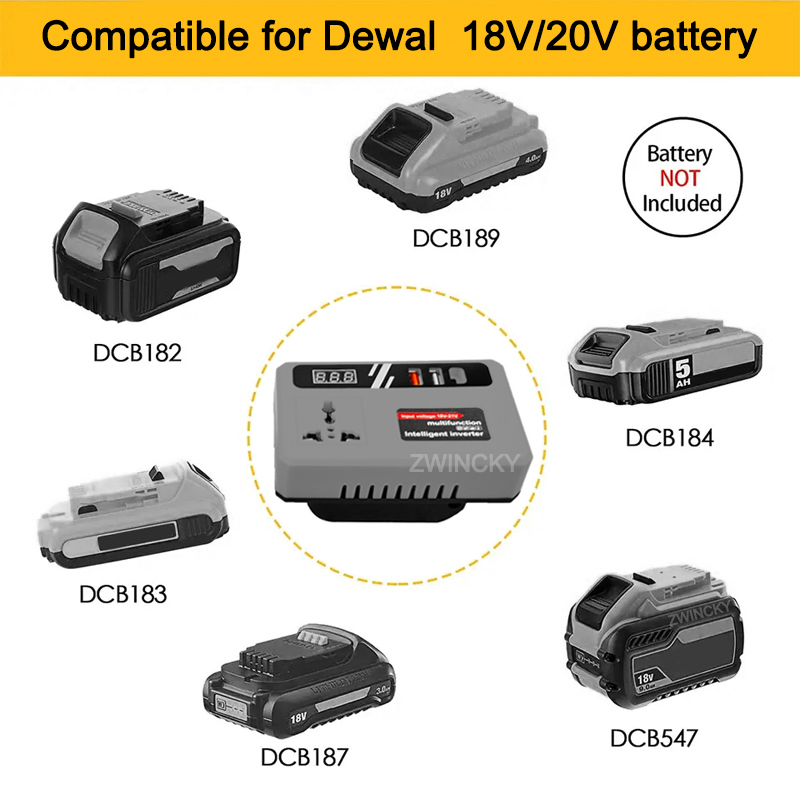 Inversor de Corriente DC 18V a - Outdoor Power Wash reseña y precio