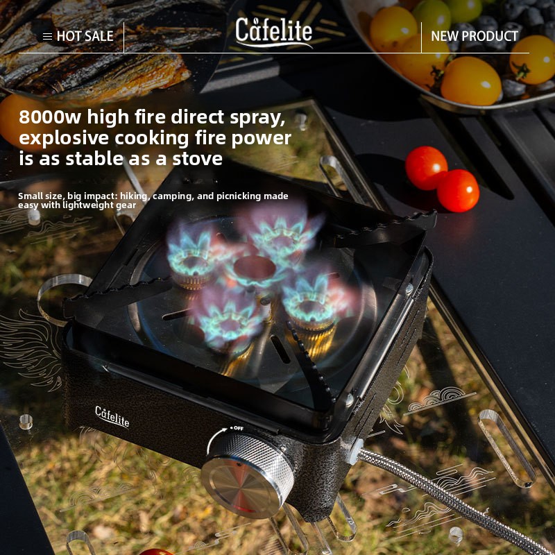 Estufa de Camping Portátil de  - Outdoor Power 'Hose' reseña y precio