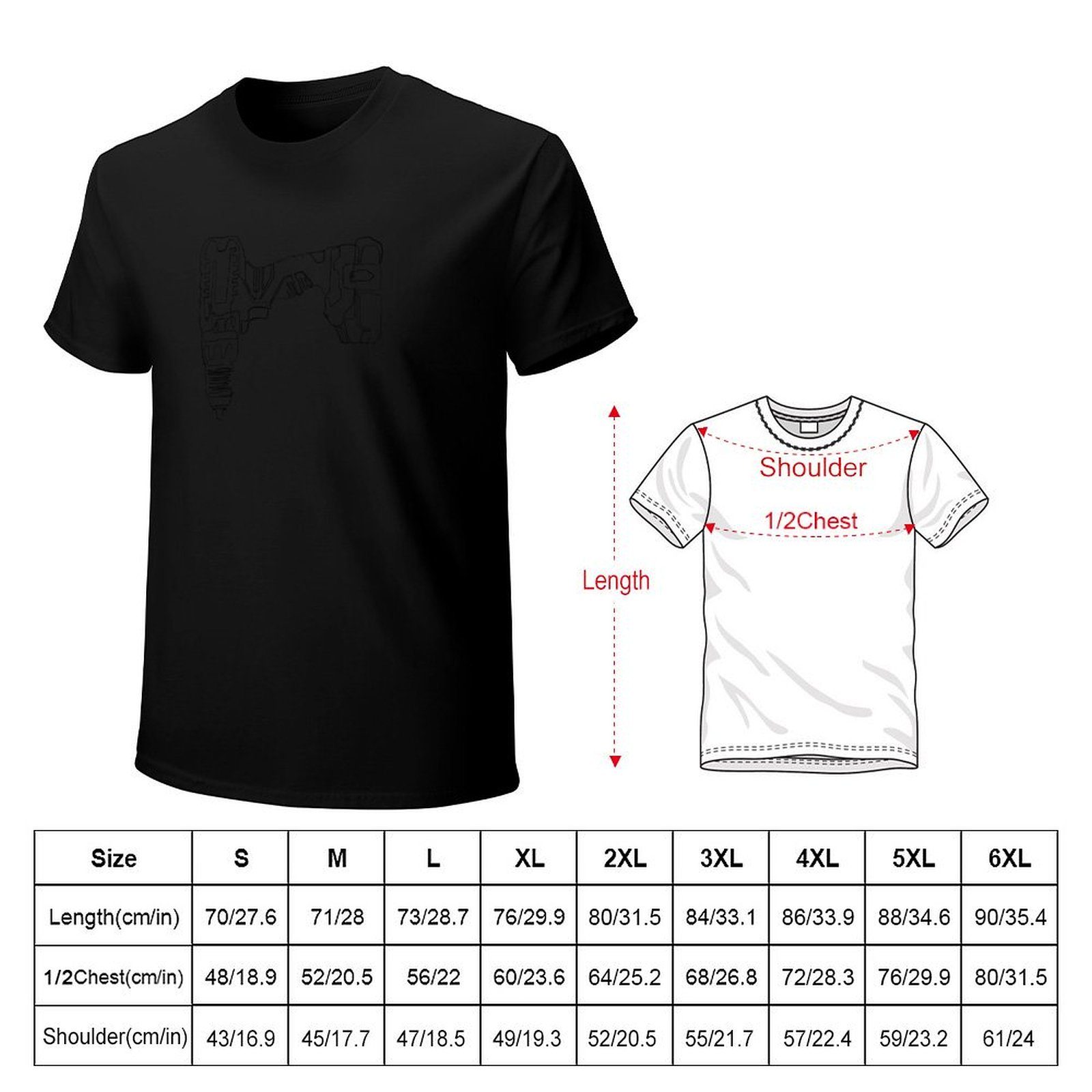 Camiseta Power Drill para trab - Outdoor Power Not Working reseña y precio