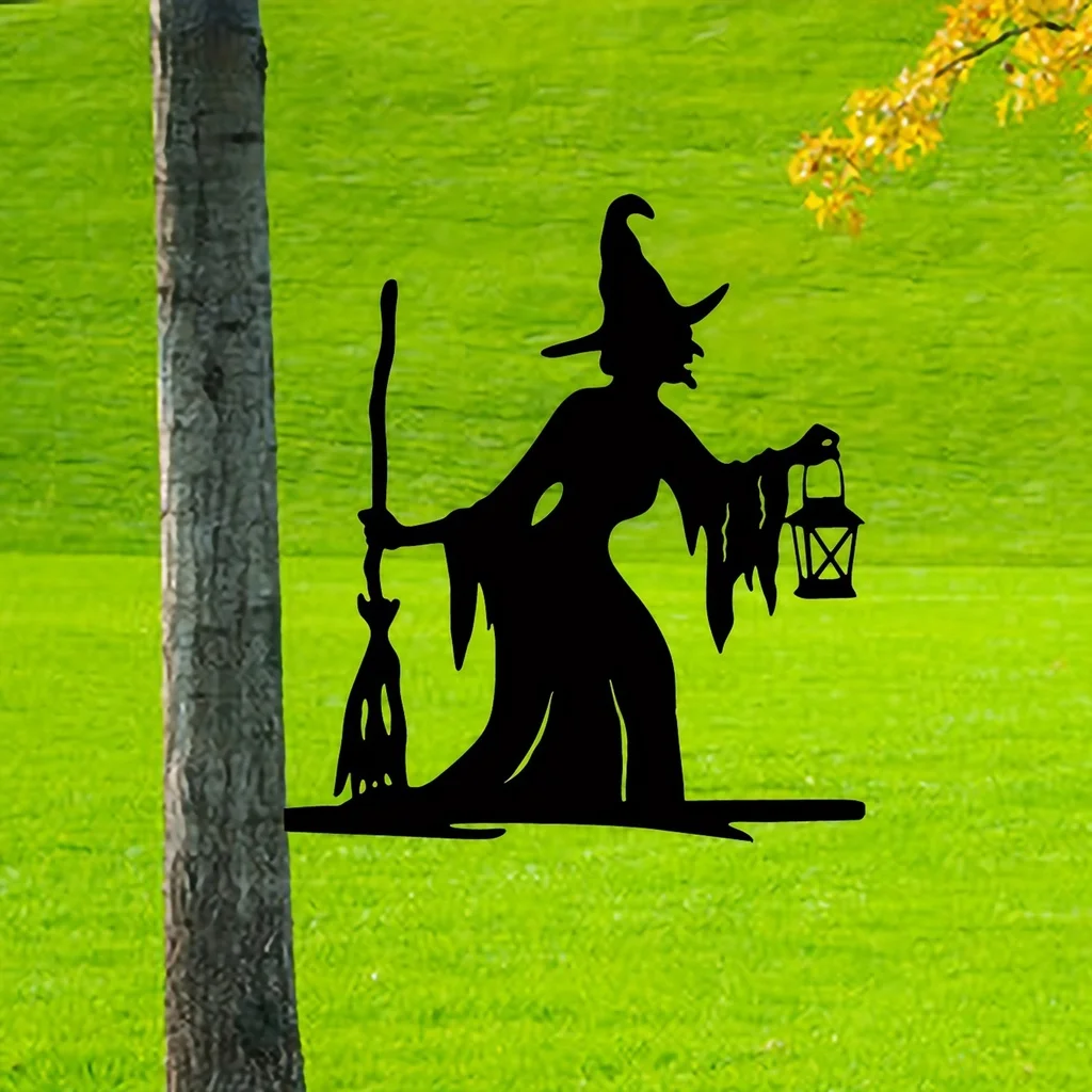 Linterna de bruja en rama, sil - Outdoor Power Stake reseña y precio