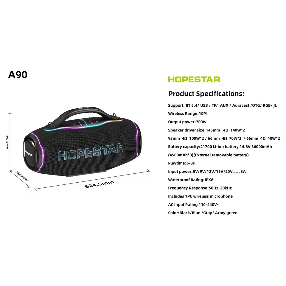 Altavoz Inalámbrico Portátil H - Outdoor Power Wash reseña y precio
