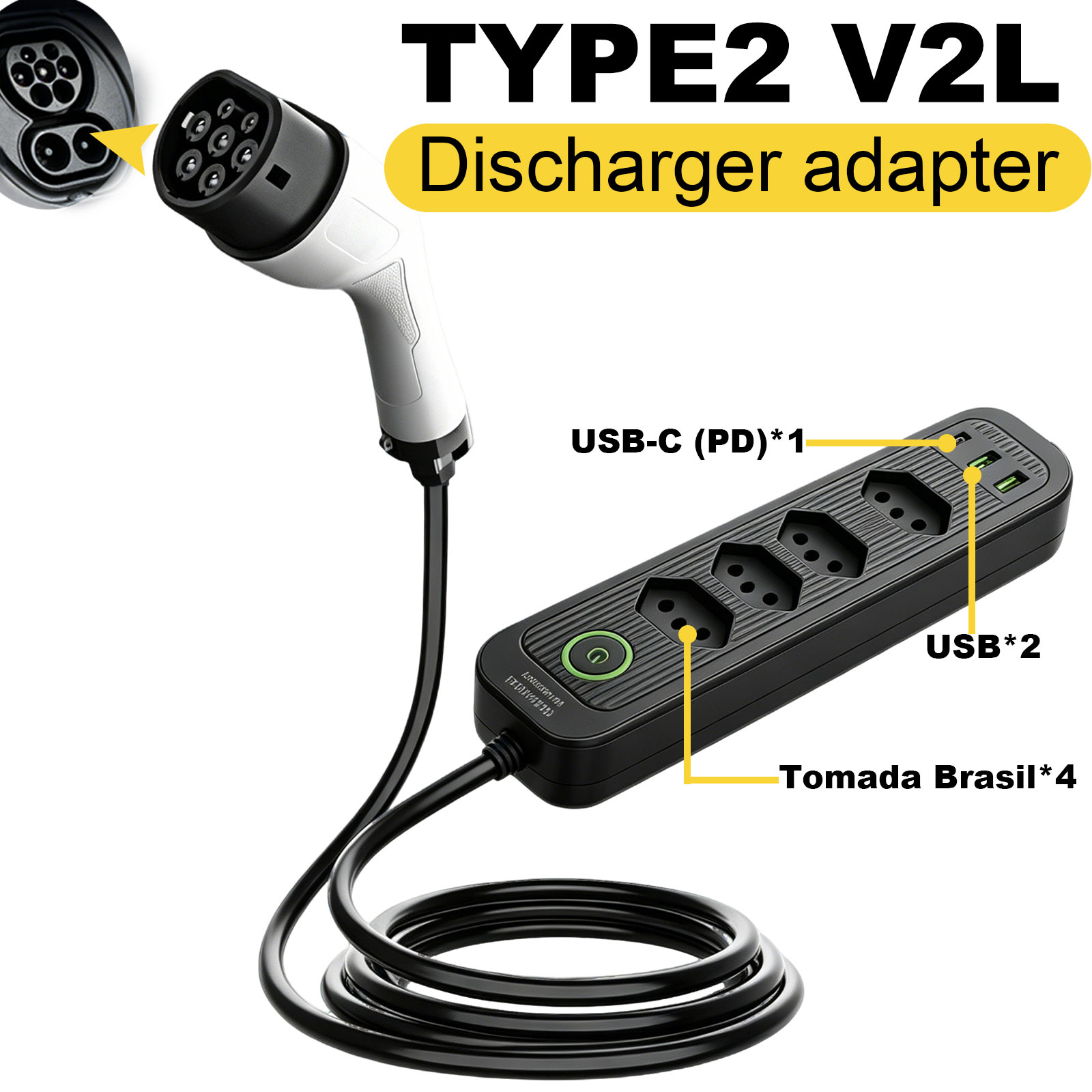 Adaptador de Descarga Tipo 2 V - Outdoor Power Wash reseña y precio