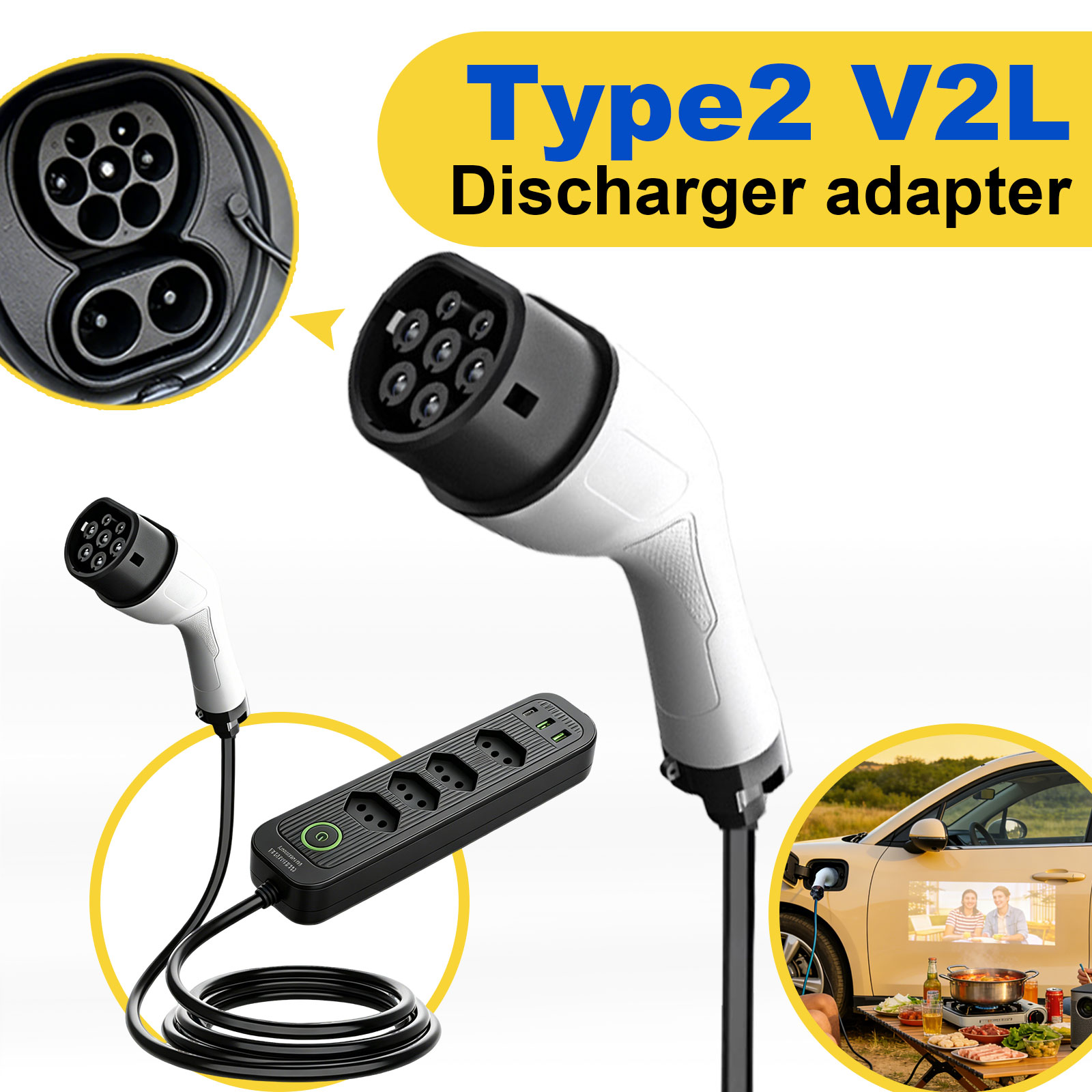 Adaptador de Descarga Tipo 2 V - Outdoor Power Wash reseña y precio