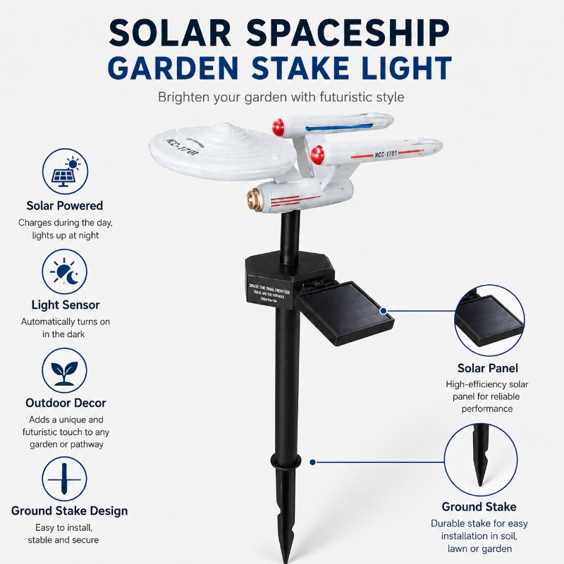 Lámpara Solar para Jardín con  - Outdoor Power Stake reseña y precio