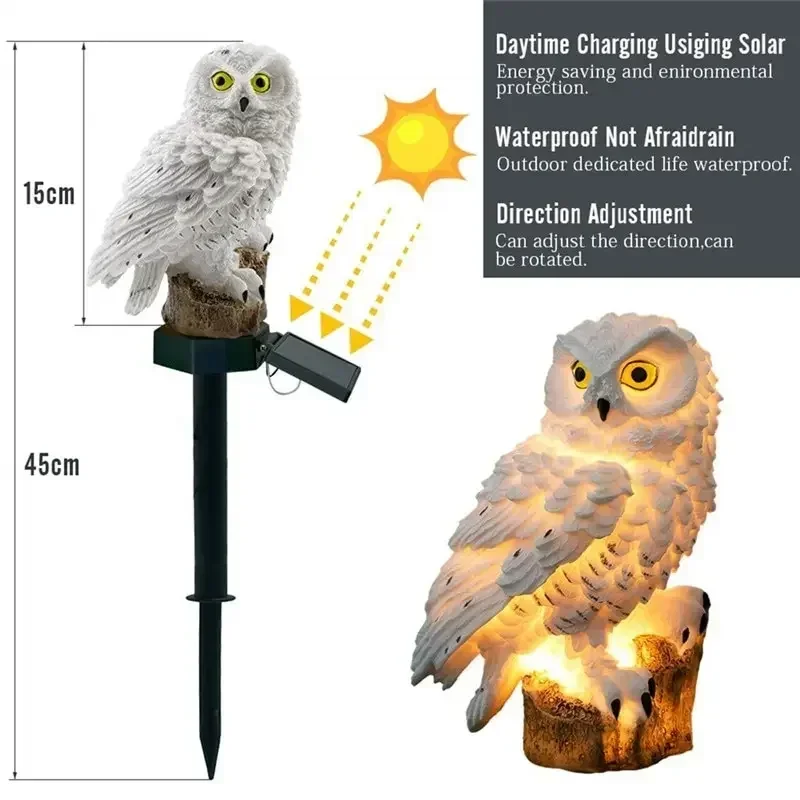 Lámpara Solar LED para Jardín, - Outdoor Power Stake reseña y precio