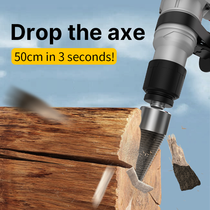 HUHAO broca divisora de madera - Log Splitter Electric reseña y precio