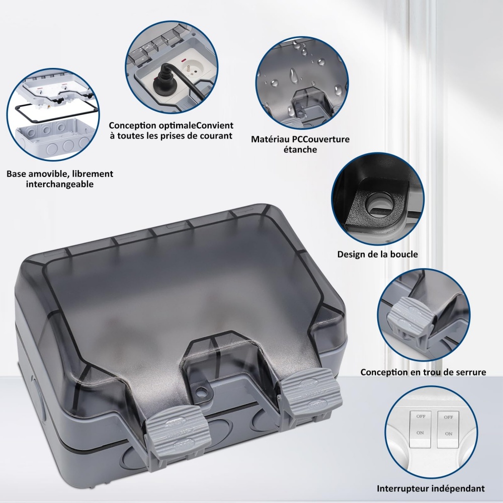 EIOMR Francia IP66 Enchufe ext - Outdoor Usb Power Outlet reseña y precio