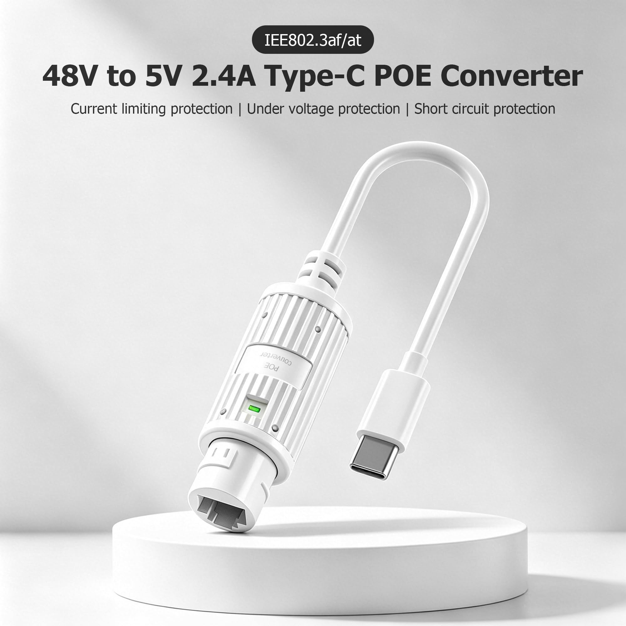 Convertidor de Energía POE a U - Outdoor Power Adapter Usb C reseña y precio