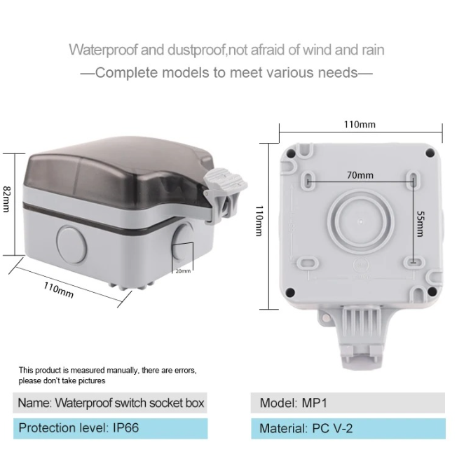 Enchufe de Pared con Estándar  - Outdoor Usb Power Outlet reseña y precio