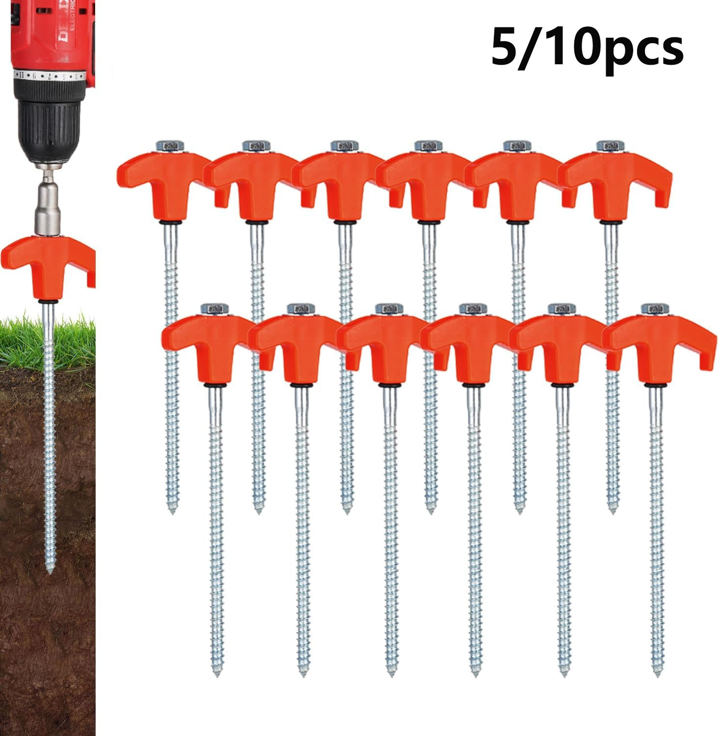 Estacas de tienda de campaña d - Outdoor Power Stake reseña y precio