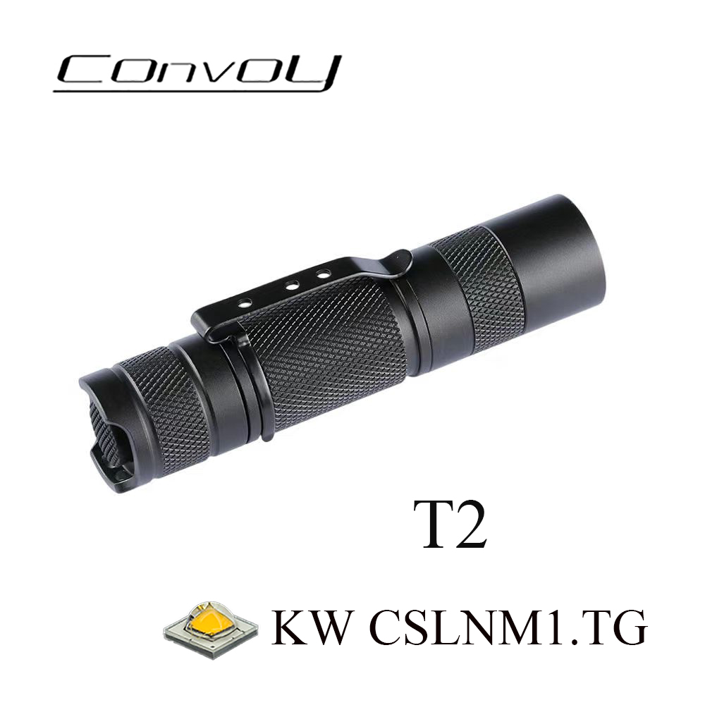Convoy-Mini linterna LED T2 co - Outdoor Power Not Working reseña y precio