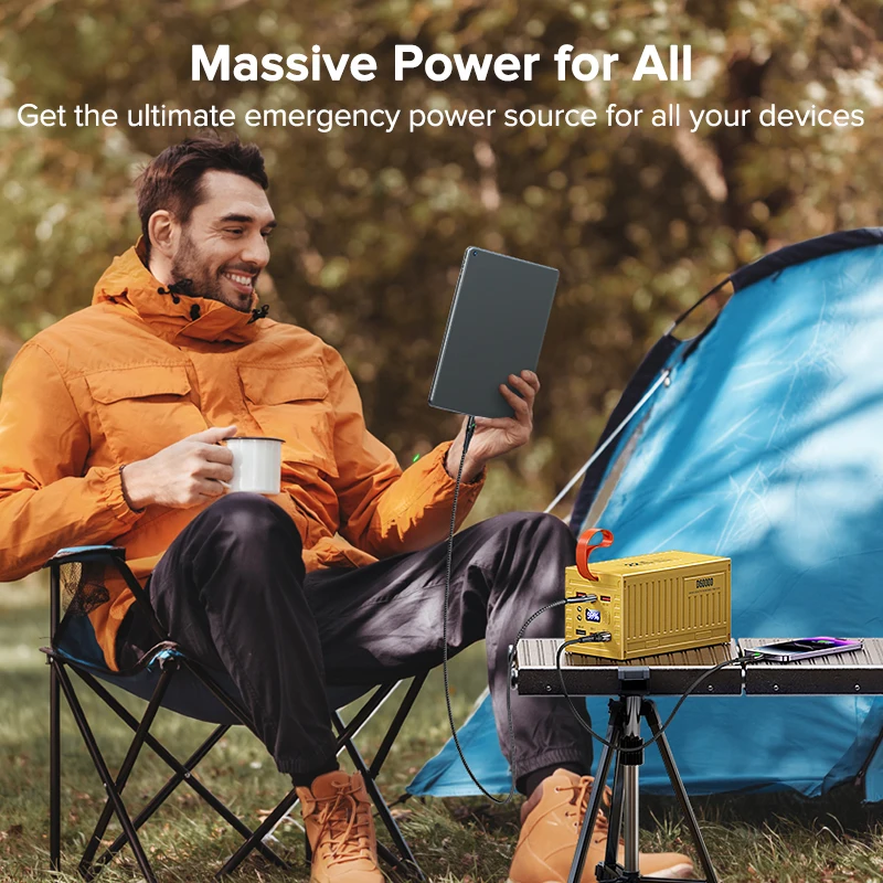 QOOVI 60000mAh Power Bank 22,5 - Outdoor Power Adapter Usb C reseña y precio